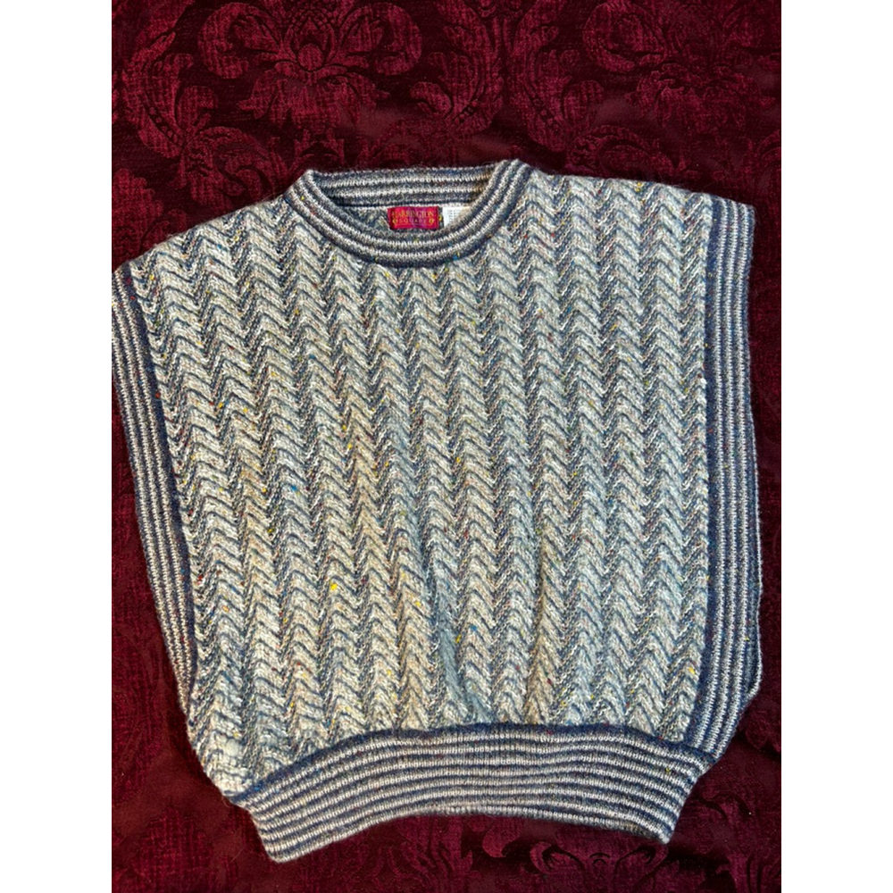 Vintage Eclectic Grandfather Sweater Vest Large